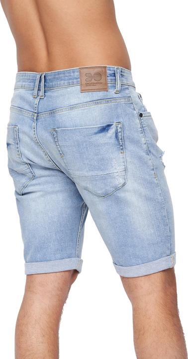 Produktbild Crosshatch Mens Riptrey Abraised Denim Shorts (34)