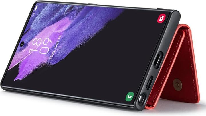 Produktbild Cover-Discount Galaxy S22 Ultra - Hülle mit Kreditkarten Etui rot (Samsung Galaxy S22 Ultra)