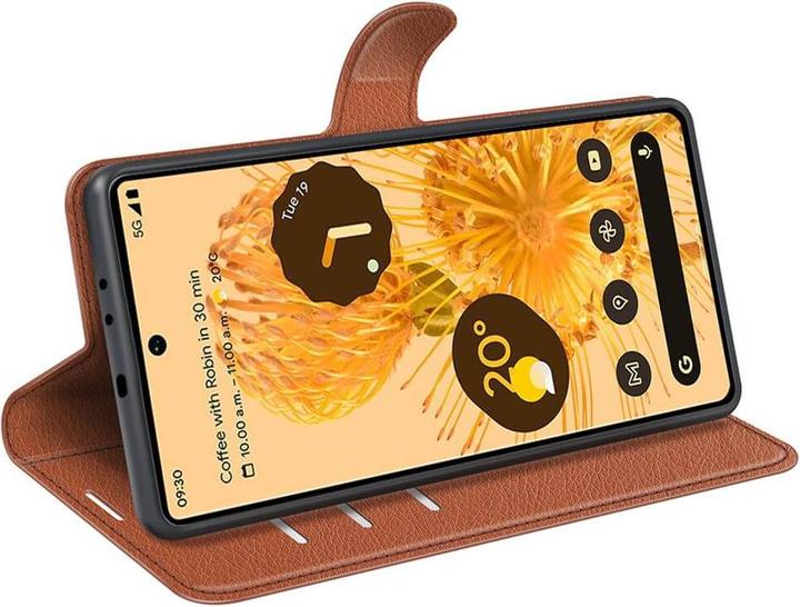 Produktbild Cover-Discount Google Pixel 7 Pro - Leder Etui Hülle braun (Google Pixel 7 Pro)