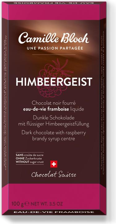 Actual product image Camille Bloch Raspberry spirit o.Krust (115 g)
