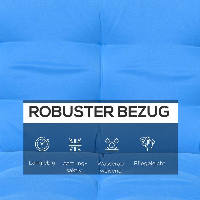 Produktbild Swisshandel24 Auflagen-Set 170 cm Hollywoodschaukel Blau