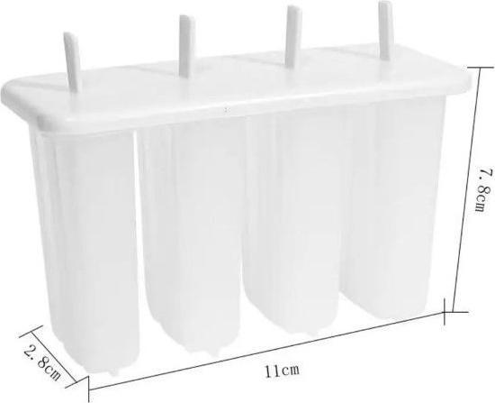 Actual product image MU Classic Ice lolly mould set of 4