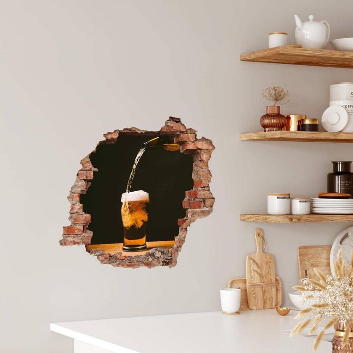 Image du produit Trenddeko 3D Bière fraîche (60 x 57 cm)