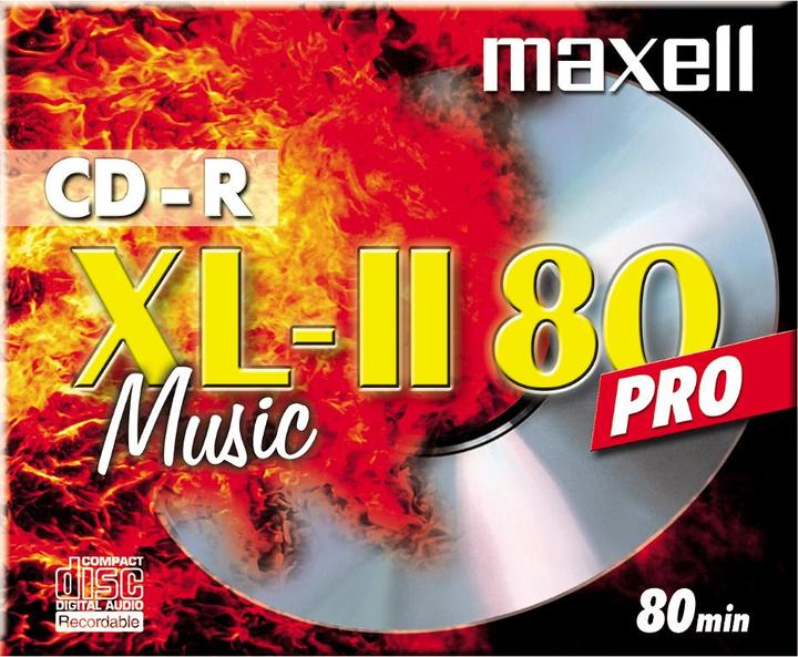 Actual product image Maxell CD 700MB 1-12X Music 10 pcs (10 x)