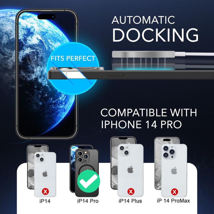 Produktbild Nalia Klare Transparente Silikon Hülle (Apple iPhone 14 Pro)