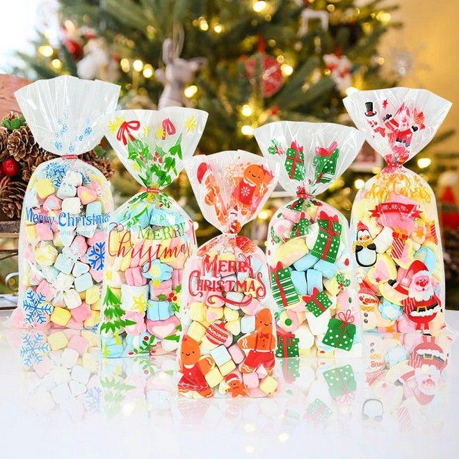 Image du produit MU Style BAG Series Sacs cadeaux pour biscuits de Noël (50 pièces) (1 x)