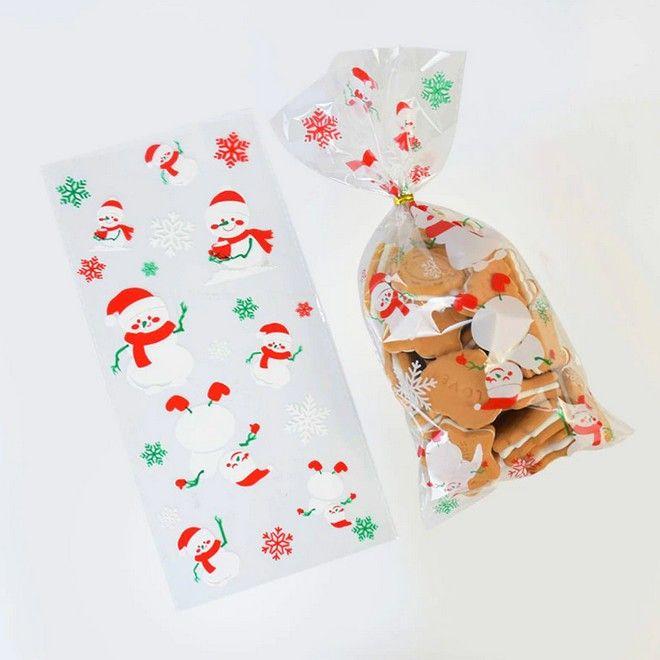 Image du produit MU Style BAG Series Sacs cadeaux pour biscuits de Noël (50 pièces) (1 x)