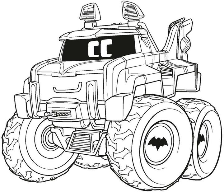 Actual product image DC Batwheels: Cool colouring pad