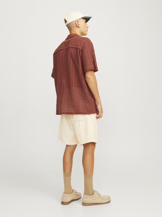Actual product image Jack & Jones Jorcrochet Shirt Resort Ss Styd24 (XXL)