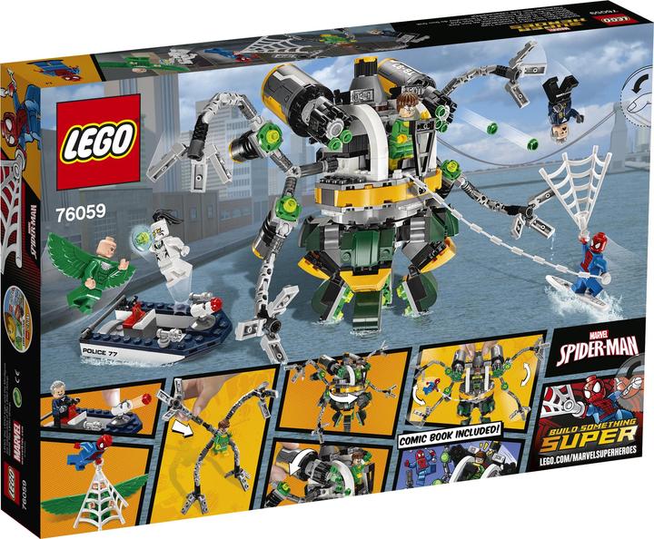 Immagine prodotto LEGO Marvel Super Heroes Spider-Man: la trappola con i tentacoli di Doc Ock (76059, LEGO Marvel)
