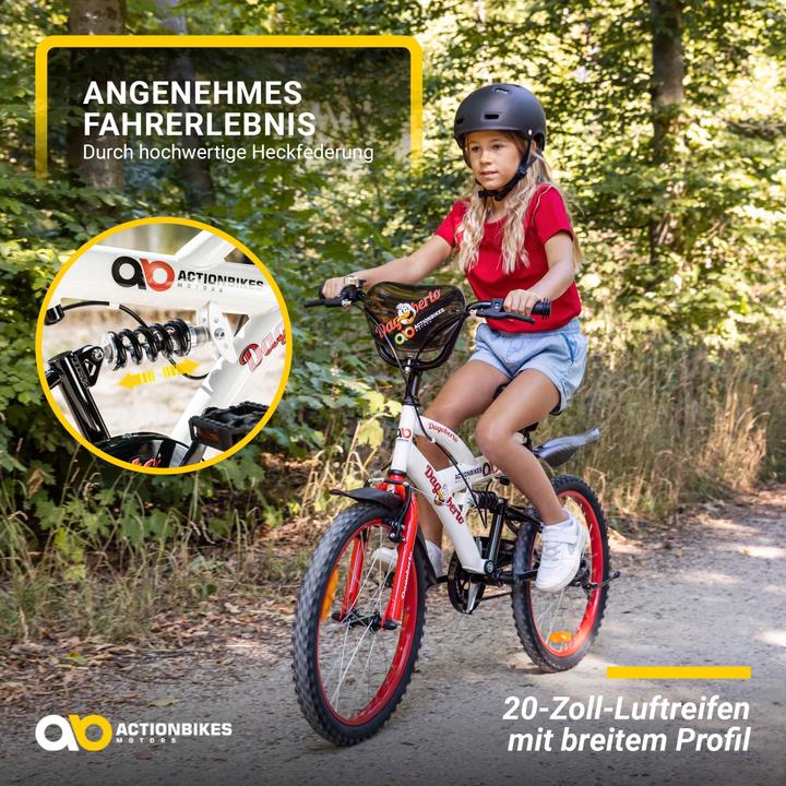 Produktbild Actionbikes Motors Actionbikes Kinderfahrrad Dagoberto 20 Zoll Kinderrad Fahrrad Kinder Federung