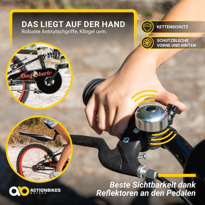Produktbild Actionbikes Motors Actionbikes Kinderfahrrad Dagoberto 20 Zoll Kinderrad Fahrrad Kinder Federung