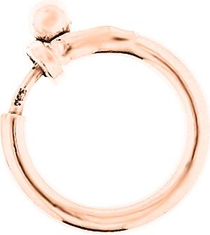 Immagine prodotto Leyda Anello a molla di chiusura (placcato oro 750 / oro 18 K, Argento 925)