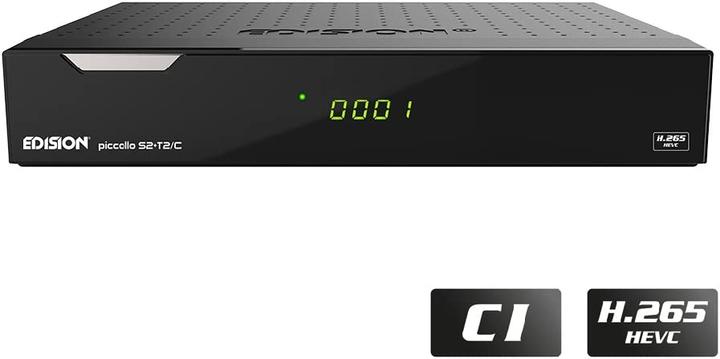 Produktbild Edision PICCOLLO S2 und T2 C Combo Receiver