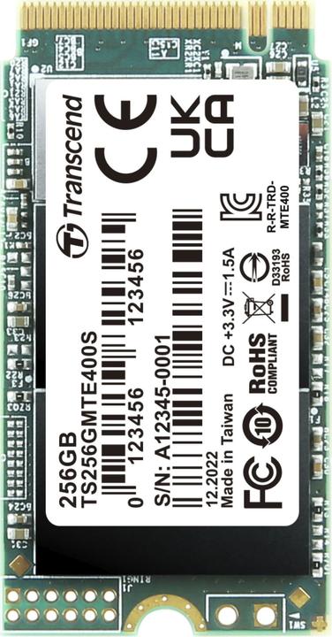 Produktbild Transcend 400S (256 GB, M.2 2242)