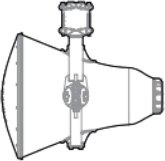 Actual product image RF-Elements UltraHorn TP 5-24 - 24 dBi - 11° - 11° - horn antenna - IP55 - 160 km/h