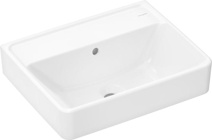 Immagine prodotto hansgrohe Xanuia Q lavabo, senza foro per rubinetto, con troppopieno, 500x390 mm, SmartClean, bianco