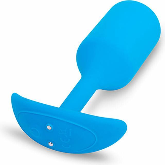 Actual product image B-Vibe Vibrating Snug Plug 3 (L) Blue