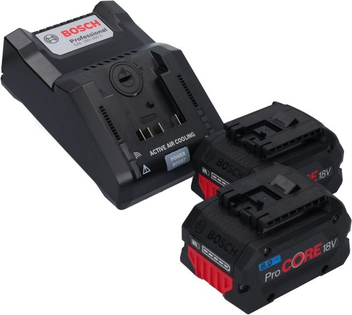 Produktbild Bosch Professional Bosch GHG 18V-50 Professional Akku Heissluftgebläse 18 V 300° C / 500° C + 2x ProCORE Akku 8,0 Ah +