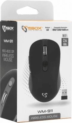 Actual product image Sbox mouse (WM-911) (Wireless)