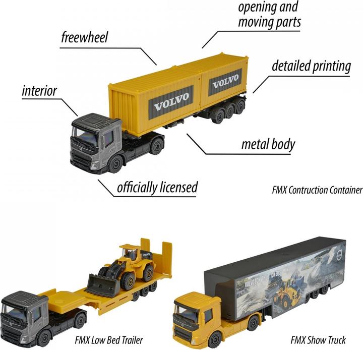 Produktbild Majorette Volvo Transporter Assortment