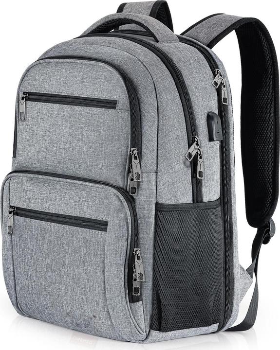 Image du produit Only-Bags.Store Sac à dos, sac à dos scolaire étanche travail ordinateur portable avec port de charge USB, sac à (32 l)