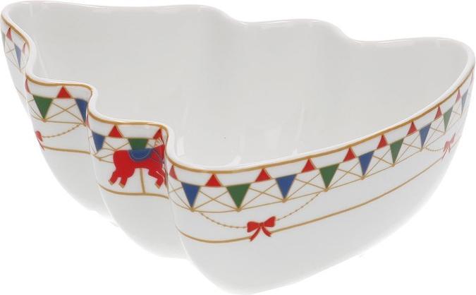 Productafbeelding Rose Tulipani Kerst carrousel kerstboom schaal - 20 cm