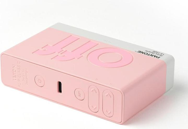 Image du produit Lexon Digitalwecker Flip Classic Pantone Rose Quartz