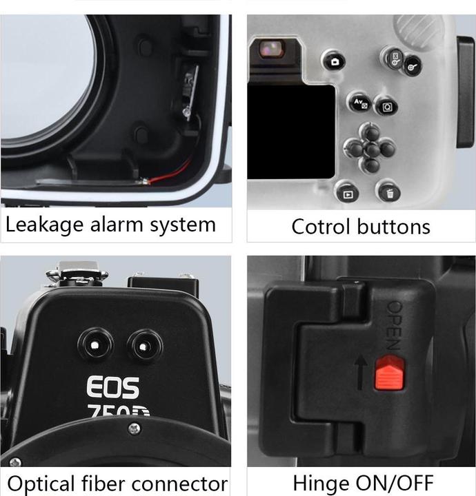 Actual product image Seafrogs SC-7 (Underwater housing, EOS 750D)