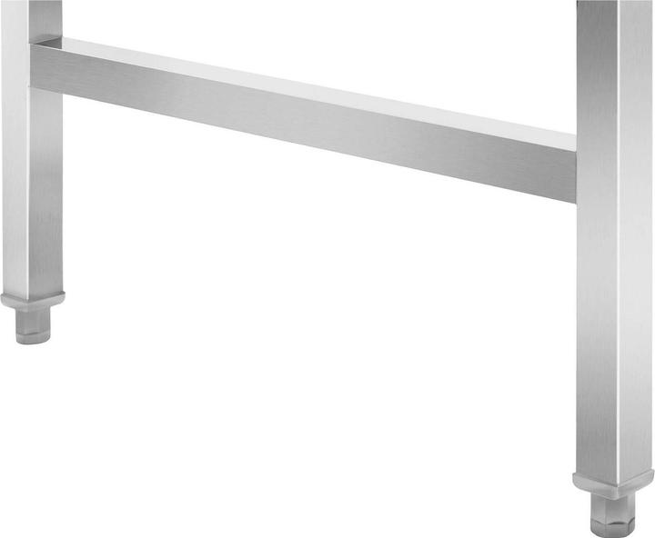Actual product image Royal Catering Folding Work Table - Stainless Steel - 120 x 60 cm (120 cm, 120 cm)