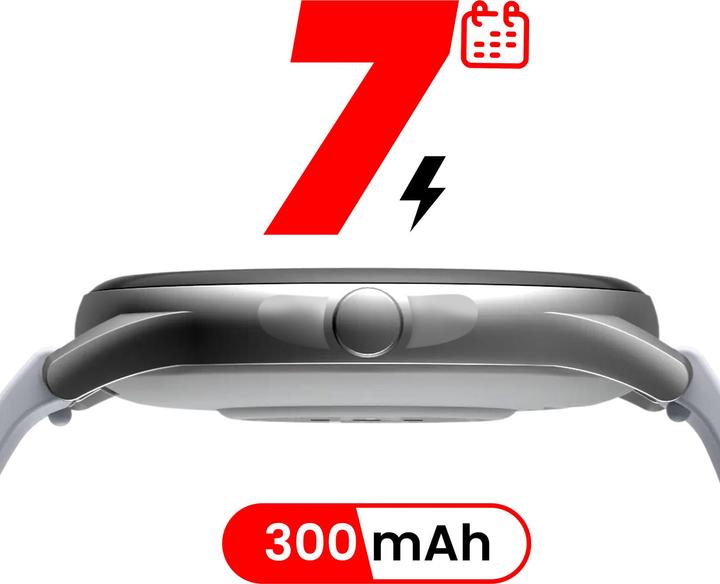 Actual product image xO smartwatch J11 Amoled silver