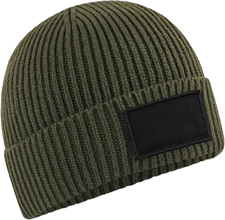 Produktbild Beechfield Fashion Mütze Gewebter Aufnäher (One Size)