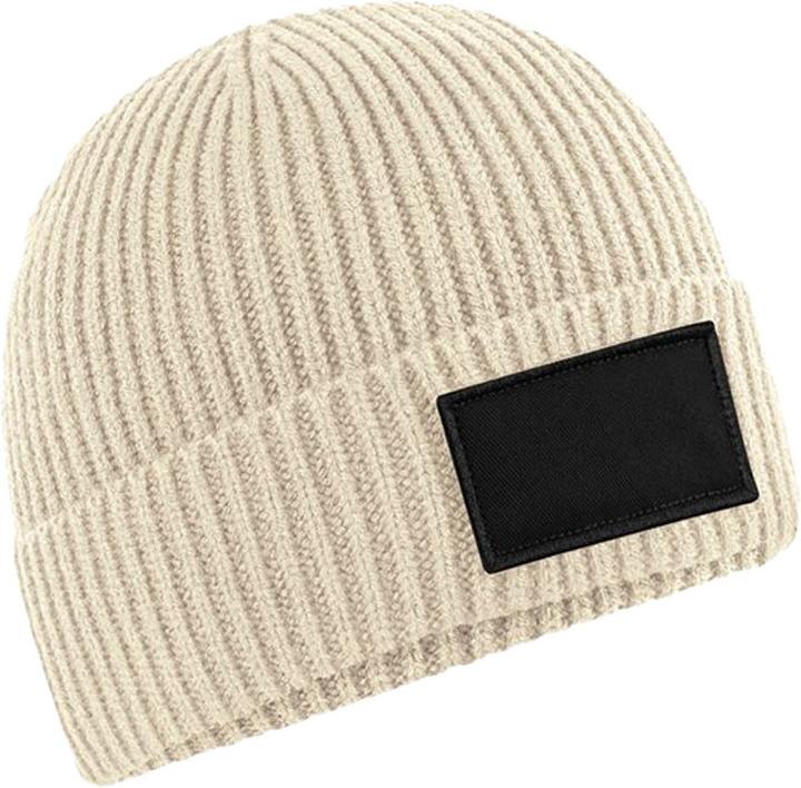 Produktbild Beechfield Fashion Mütze Gewebter Aufnäher (One Size)