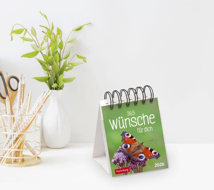 Produktbild Harenberg 365 Wünsche für dich Mini-Geschenkkalender 2026 (Deutsch)
