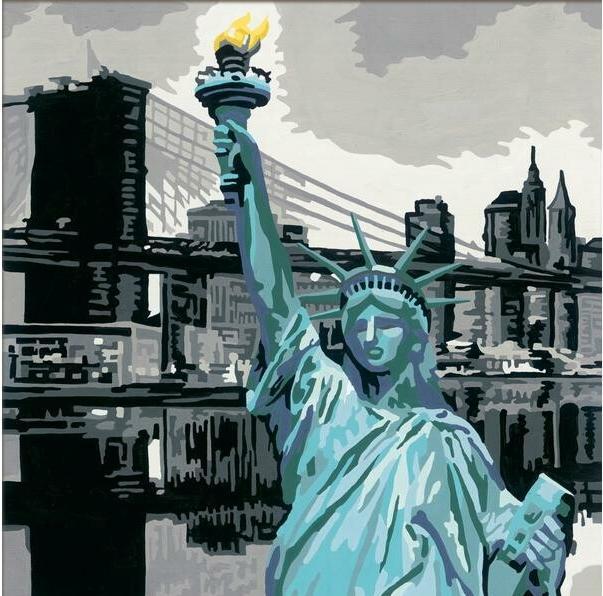 Actual product image Ravensburger Painting by Numbers New York City Vibes