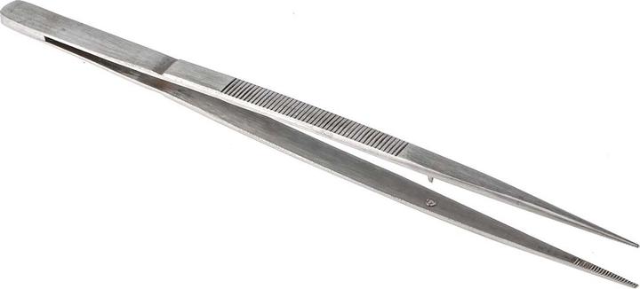 Rs Pro Edelstahl Pinzette, Spitze Gerade, Fein Abgerundet, 150 mm
