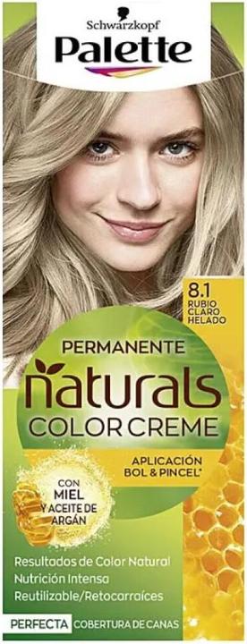 Produktbild Palette NATURAL tinte #8.1-rubio claro helado (8.1-rubio claro helado)
