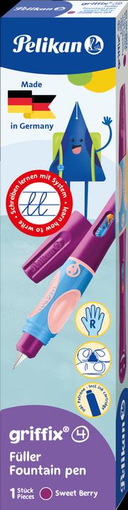 Immagine prodotto Pelikan Penna stilografica Griffix 820264 dolce bacca, mano destra (Bacche dolci, 1 x)