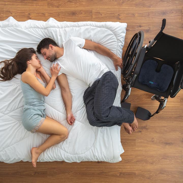 Image du produit Relaxdays Coussin de siège orthopédique (46 x 36 x 7 cm)