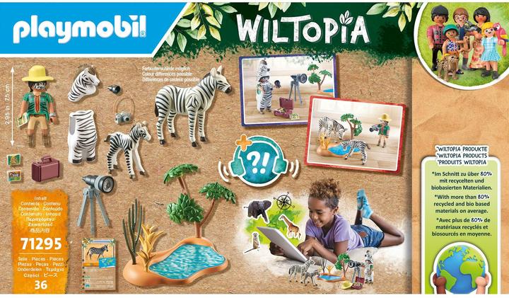 Immagine prodotto Playmobil Wiltopia - In viaggio con il fotografo degli animali (71295, Playmobil Wiltopia)