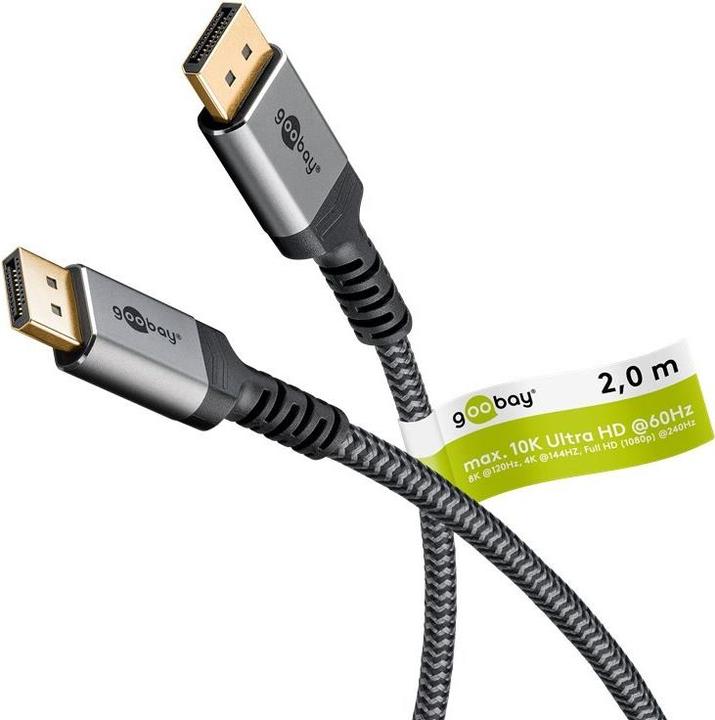 Actual product image Goobay DisplayPort cable (2 m, DisplayPort)