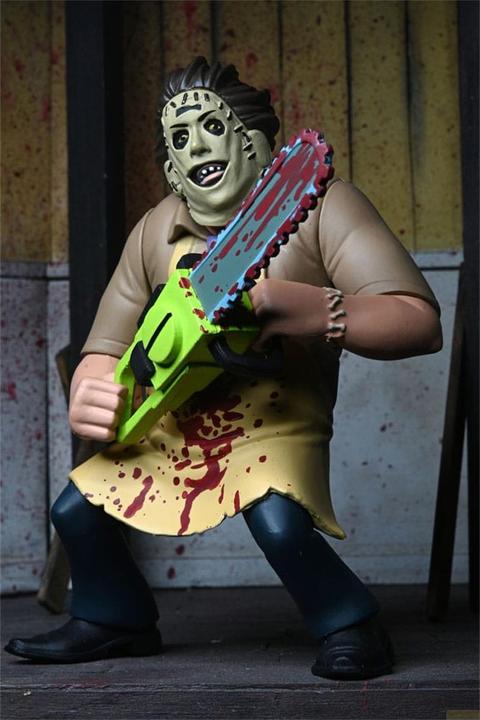 Immagine prodotto Neca Texas Chainsaw Massacre Toony Terrors action figure 50th Anniversary Leatherface (Bloody) 15 cm