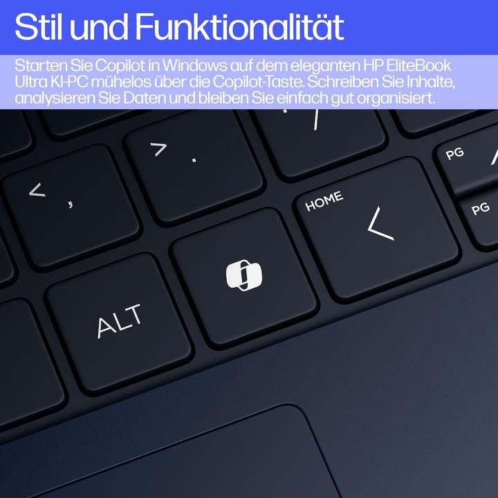 Produktbild HP EliteBook Ultra G1q (14", Snapdragon X Elite X1E-78-100, 16 GB, 512 GB, DE)