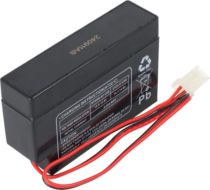 Produktbild Multipower Akku MP0.8-12AMP mit AMP Stecker Buchse (12V)