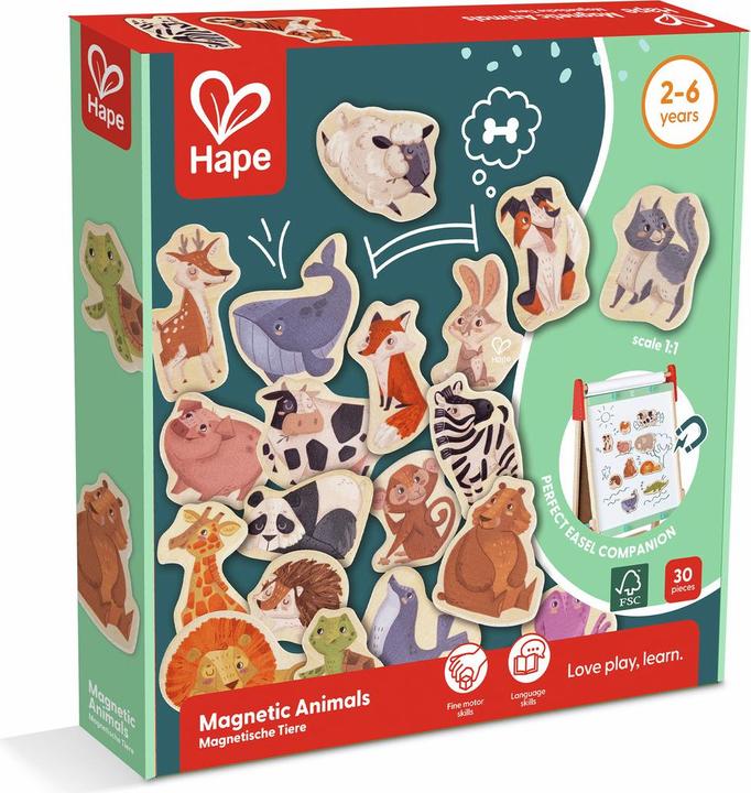 Actual product image Hape Magnetic Animals