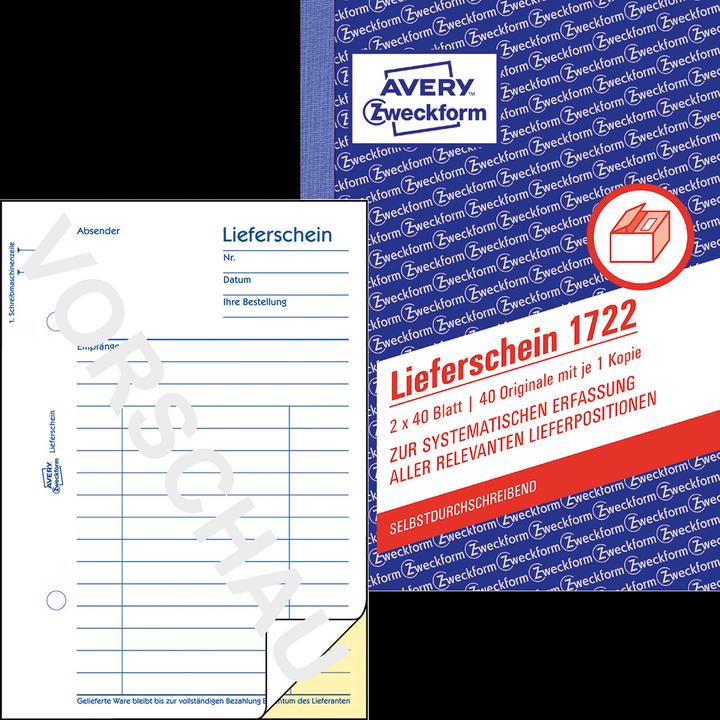Produktbild Avery Lieferschein (40 x)
