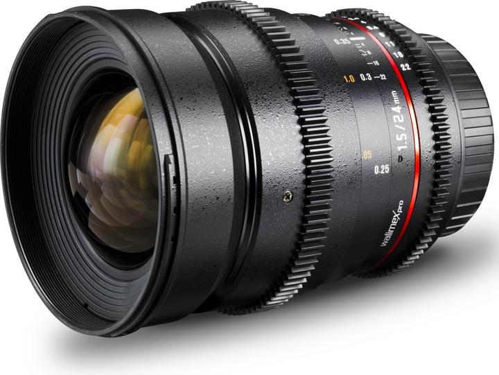Immagine prodotto Walimex 24/1.5 Video DSLR Nikon F (Nikon F, APS-C / DX, Full-frame, Micro Four Thirds)