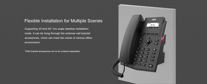 Actual product image Fanvil IP Phone X301W black