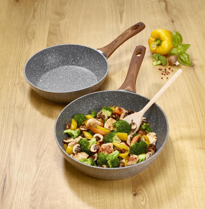 Actual product image Krüger Forged jumbo aluminium pan, Ø 28 x 7.5 cm (28 cm, Frying pan, Aluminium)