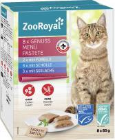 Zooroyal mp patè di pesce msc, busta 8x85g (8 pz., 85 g)